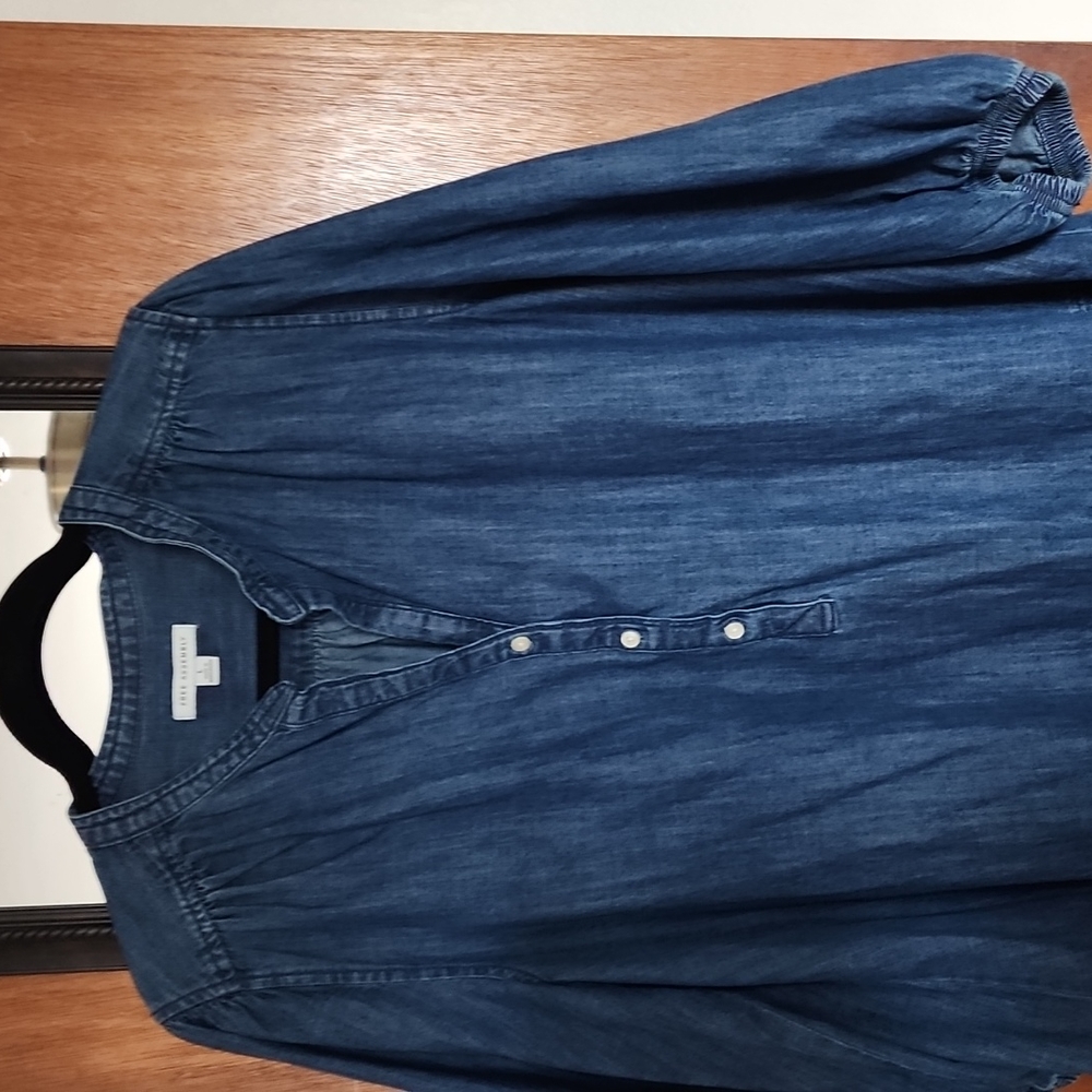 Mini Denim Dress - Picture 2 of 9